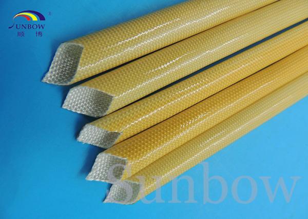2.5KV electric cable protection PU fiberglass sleeve for motors application