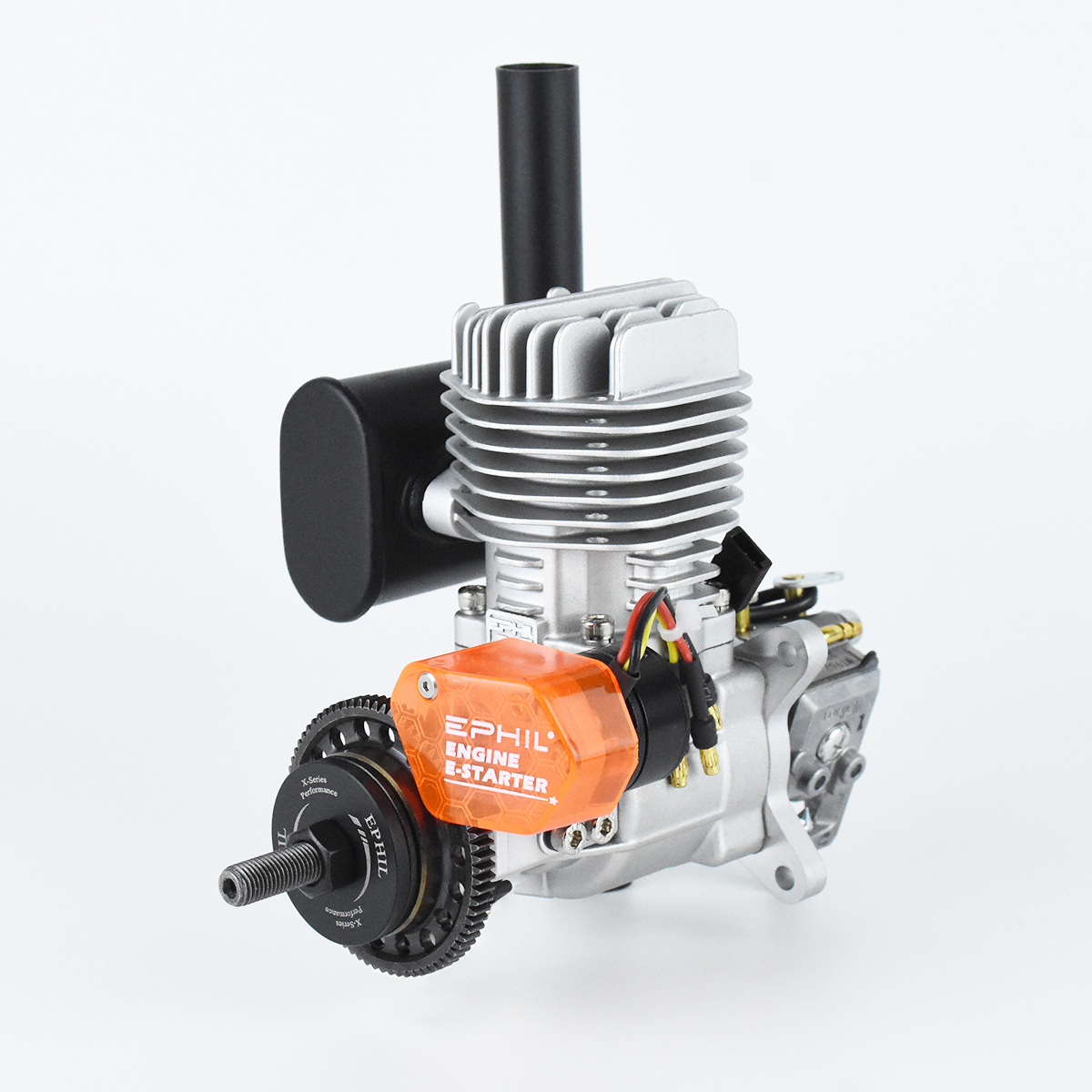 X-20cc-S PRO Model Single Cylinder Two-Stroke Side Exhaust Fixed Wing Airplane Gasoline Engine Electric Start Metal