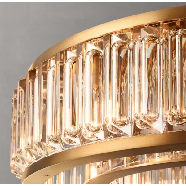 Бронзовая отделка винтажный сельскохозяйственный люстр с лампочкой