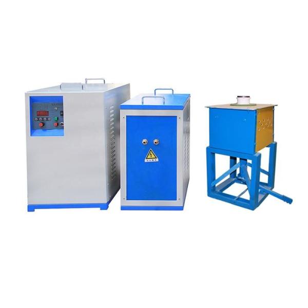 45kw que inclina a fornalha de indução de aço do grau precioso da fornalha 500-2300 da fusão do metal