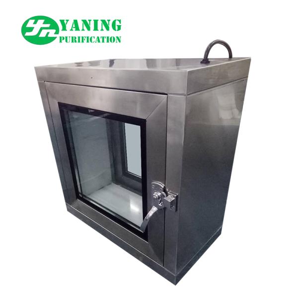 Paso de acero inoxidable ordinario a través del sitio limpio de la caja de paso de la ducha de aire 12 meses de garantía