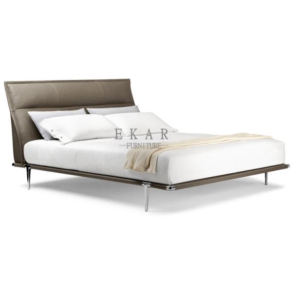 Bed Room Furniture Stainless Steel Frame Latest King Size Bed Designs