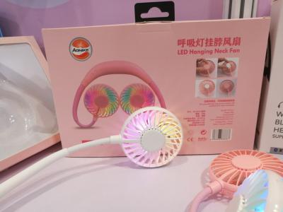 summer fan reduce heat 2022 Mini ABS 6hrs 1200mAh Hands Free Mini  Neck Fan For Summer