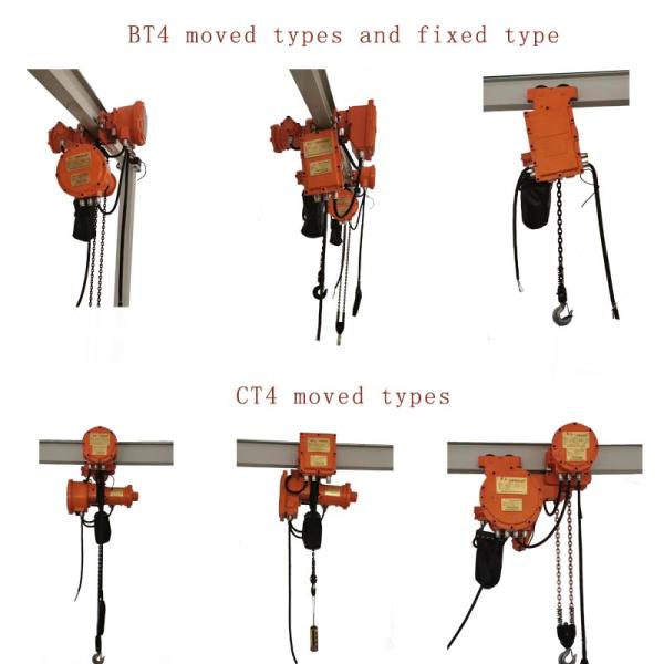 Alzamiento de cadena eléctrico ligero a prueba de explosiones para la elevación química de la explotación minera del aceite