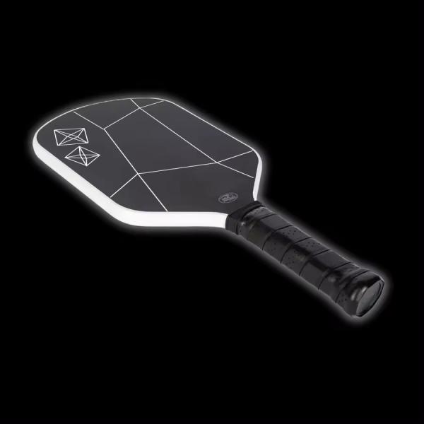 Raw Carbon Fiber Professional Pickleball Paddle Rough Surface With PP Honeycomb Core