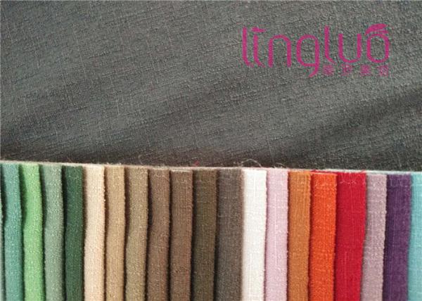 Multiple Yarn Combinations 340gsm Poly Linen Fabric