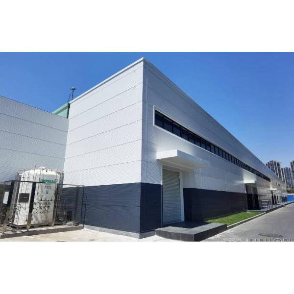 Подгонянная конструкция стальной портальной рамки Q355B/Q235B полуфабрикат стальная