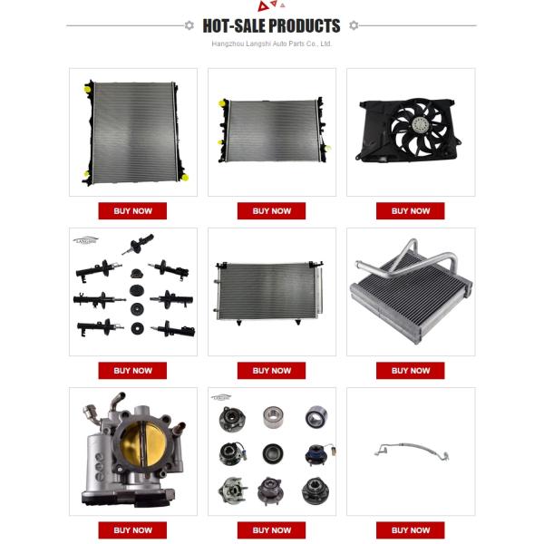21460-ED500 OE NO. Система охлаждения автозапчастей Алюминиевый радиатор для Nissan Sylphy Tiida
