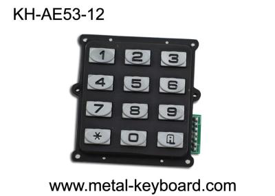 Anti - o IP 65 do teclado numérico do metal do vândalo, 12 abotoa o teclado da entrada numérico