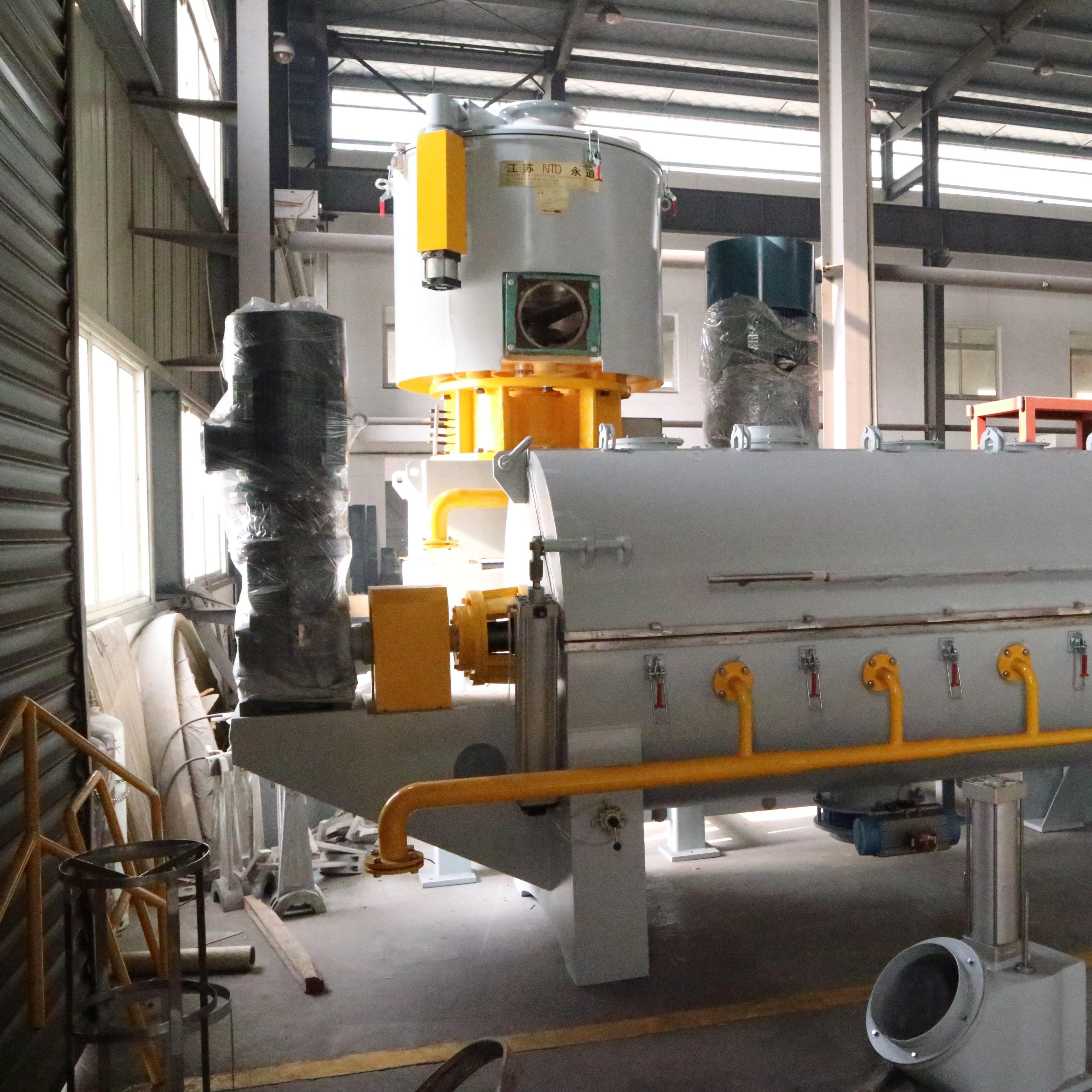 Industrial PVC Hot Cold Mixer Unit 1300–1500Kg/Batch For SPC Flooring