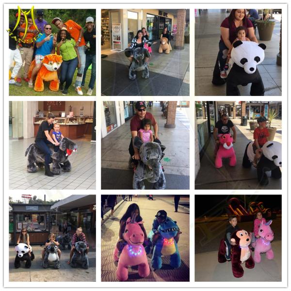 Hansel kidscoin operated indoor rides electric mountable animals for birthday parties