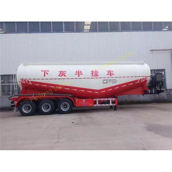 50 Ton 3 Axles Bulk Cement Tanker Trailer Dimension 13000mm * 3990mm * 2500mm