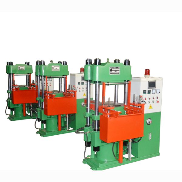 Factory Direct Supply 0.25 MN Total Pressure Plate Vulcanizing Press with 125 mm Daylight and 4 Working Layers for Rubber Sole