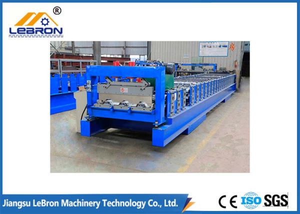 Rolo de aço galvanizado da plataforma de assoalho da bobina 15KW que forma a espessura da máquina 0.8-1.5mm