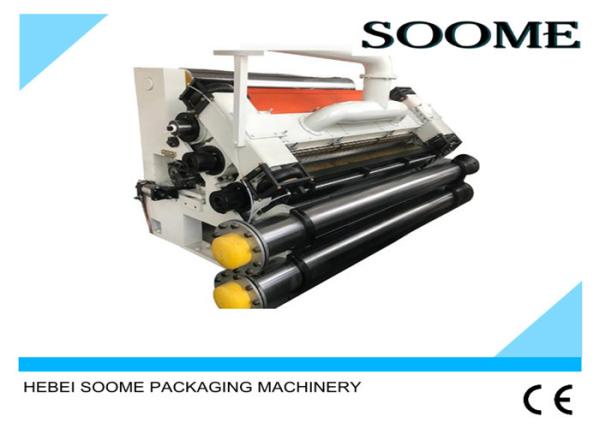 High Speed Single Ply Corrugated Cardboard Making Machine With Resin Sand Casting