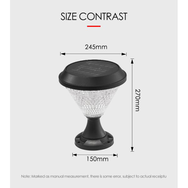 Солнечные подвесные светильники ABS Материал Поликристаллические подвесные панели Epistar SMD DIA245mm IP65 APP Контролируемый водонепроницаемый