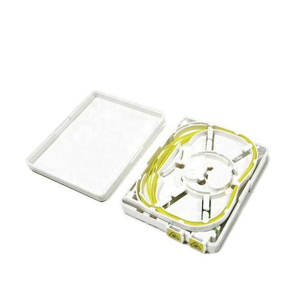 2 Port FTTH Mini Fiber Optic Terminal Box 3m 5m 10m SC LC Wall Mount Faceplate