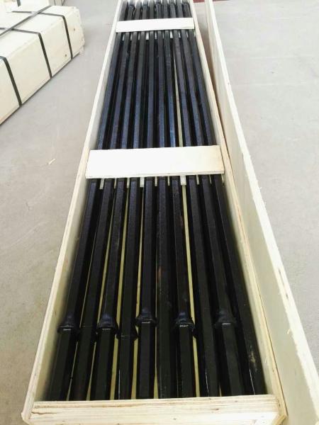 Small Hole Drilling Integral Drill Steel Rod Shank 108x22mm 400mm ~ 7000mm Length