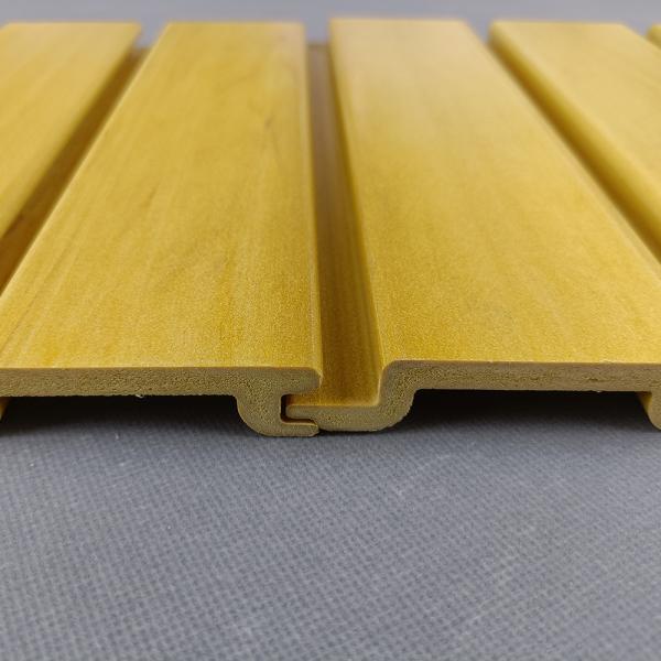 Fire Proof Pvc Slatwall For Hanging Displays Wood Color 12 Inch 4 Feet Or 8 Feet