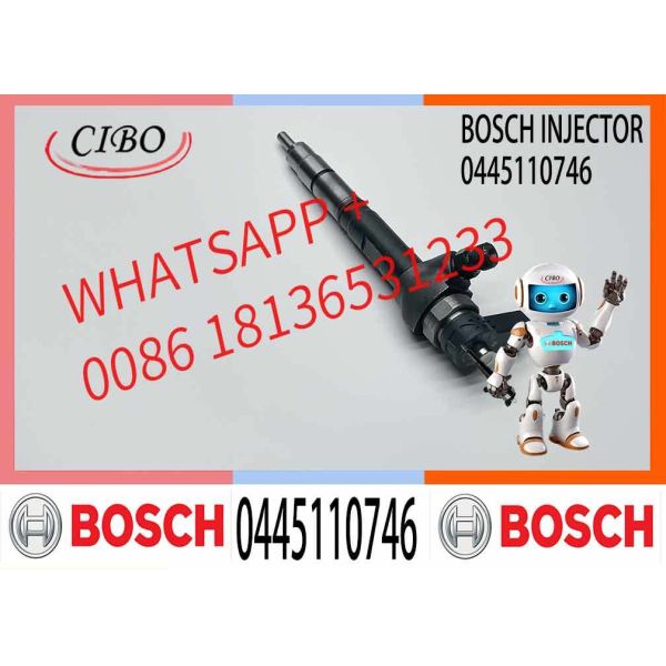0445110746 Piezo Injector diesel China Made Fuel Injector Truck 0 445 110 746 for 0305BAU00461N Diesel Engine