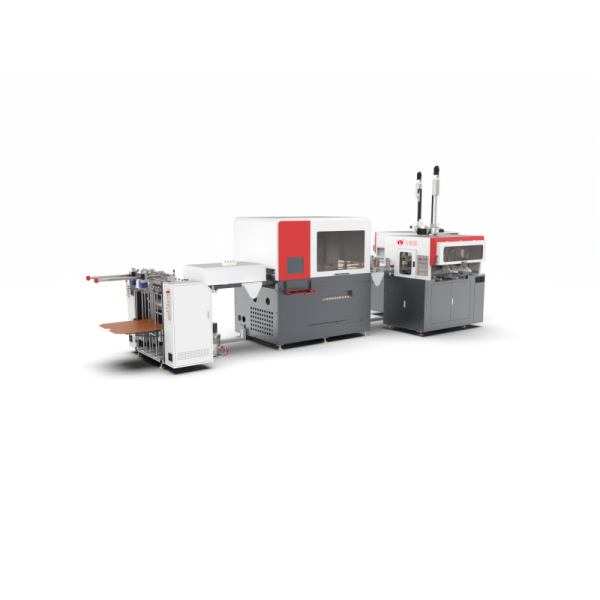 LY- HB3000A Intelligent 2 in 1 Rigid Box Making Machine (within bubble pressing functions)        Rigid box machine         Automatic rigid box making machine