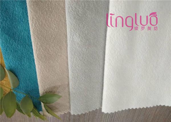 Flower Dot Flannel Imitation Linen Fabric High Nobler Skin Friendly