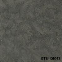 Simulation de bois placage d'arbre gris Burl GTB-X6043 Taille allongée 2850mm en peluche pour le panneau mural de l'hôtel