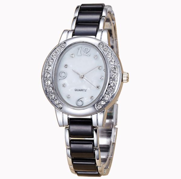 OEM fashion wrist watch with ceramic watch band, ladies' quartz watch ,Ladies Jewelry Watch