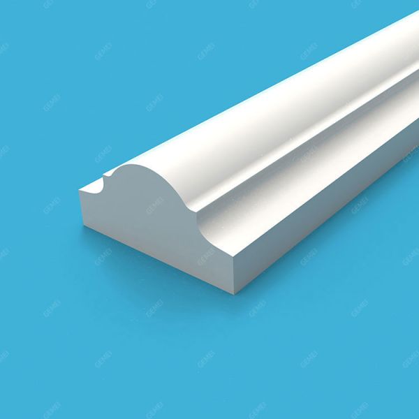 GD-85008 40mm Good Quality Heat-Insulated Paintable Urethane Polymer Flat Moulding