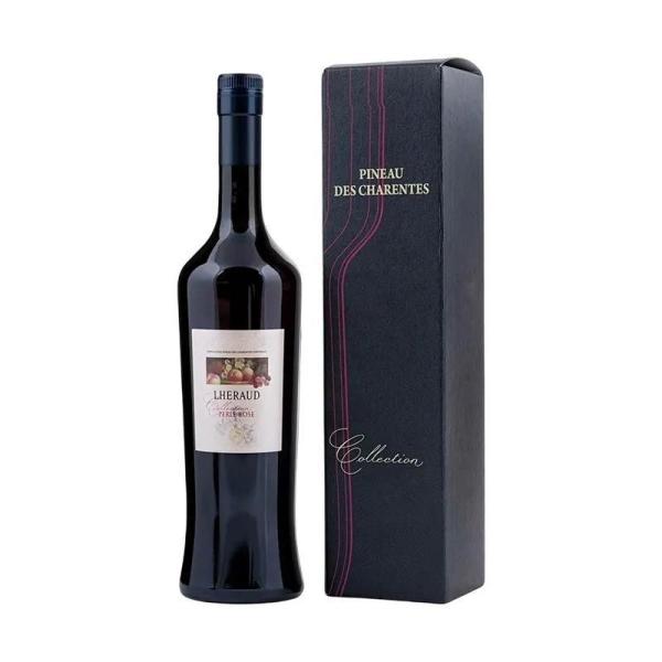 Other Gift Craft Storage Leather Wine Box And Handles Single Bottle Reusable Gift Box Crocodile Grain Pu Leather Double Bottle 750ml Red Wine Box