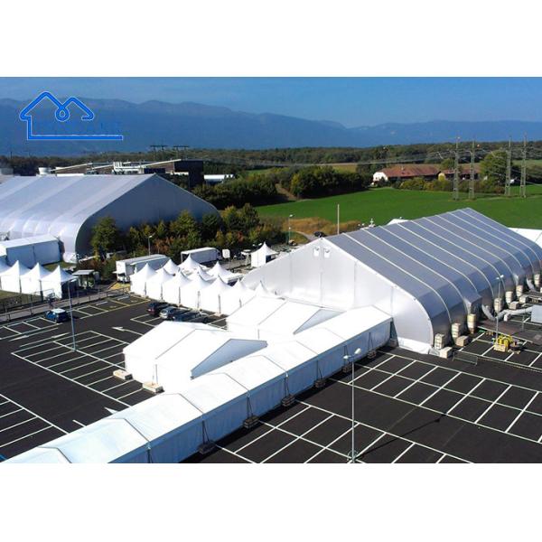 Outdoor Curve Tents Large Event Tents For Swimming Pool Coastal Marquees