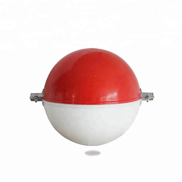 ICAO Standard 600mm Diameter Aircraft Warning Sphere Made of Fiber Glass Reinforced Polyester Resin for Aviation Obstruction