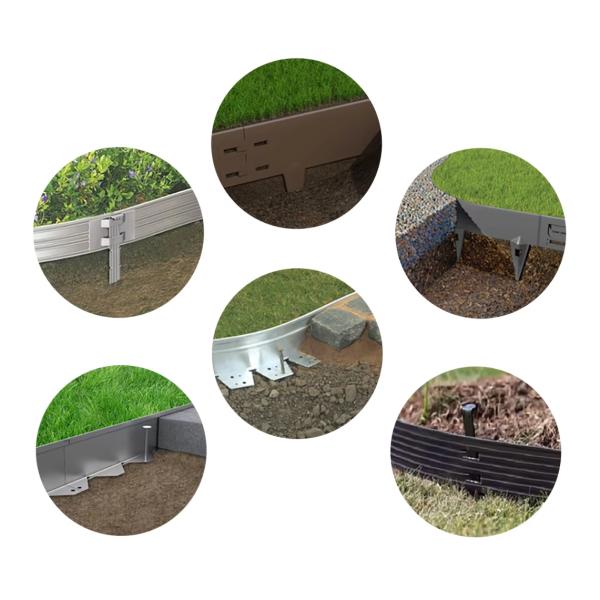 Высококачественный сад Алюминиевый ландшафтный ограждение - Простая установка Профессиональный ландшафтный ограждение границы