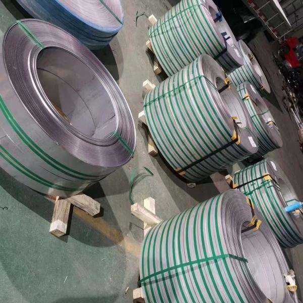 Cold Rolled / Hot Rolled 321 Stainless Steel Strips Thickness 0.1 - 12.0mm from POSCO TISCO