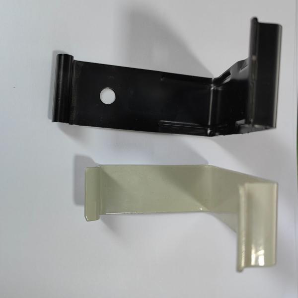 Sheet Metal Wooden Box Clips Fabrication Spring Steel Stamping 1.5mm Thickness