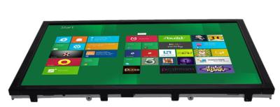 o toque traseiro industrial LCD Monintor da SERRA da montagem de 21,5 polegadas com VGA, DVI, HDMI entrou para o controle industrial, koisk