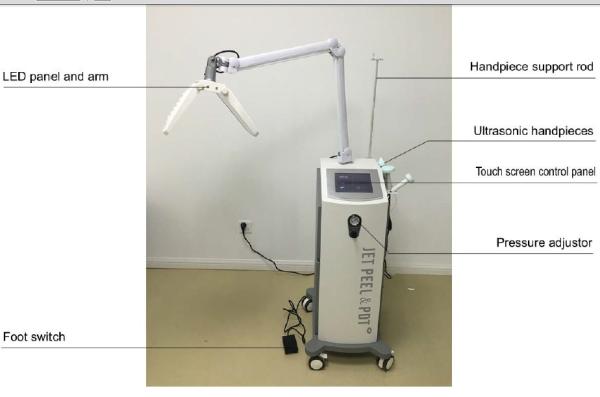 Diamond Dermabrasion Oxygen Jet Peel Machine For Skin Peeling Treatment Younger Looking