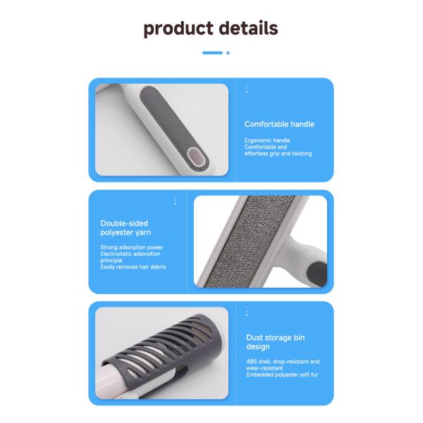 Pet Hair Remover Customized Lint Roller Clothes and Grooming Tools 20*17.2cm Sticky