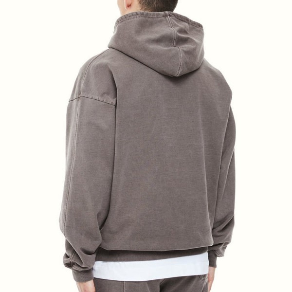 Custom Print Men Hoodies Oversized Blank 100% Cotton Pullover For Streetwear