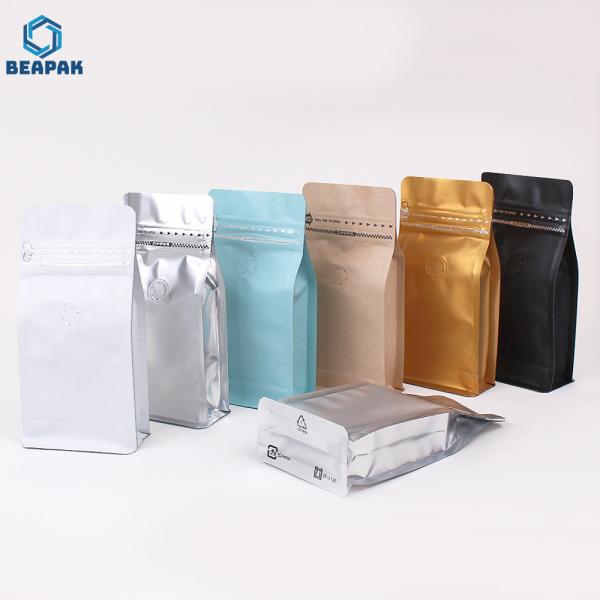Laminated Eight Side Seal Valve Zipper Drip Coffee Filter Bag