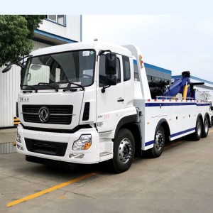 Dongfeng Recovery Towing Trucks Road Accident Rescue Truck with 40t Crane 360degree Rotation Wrecker Tow Truck