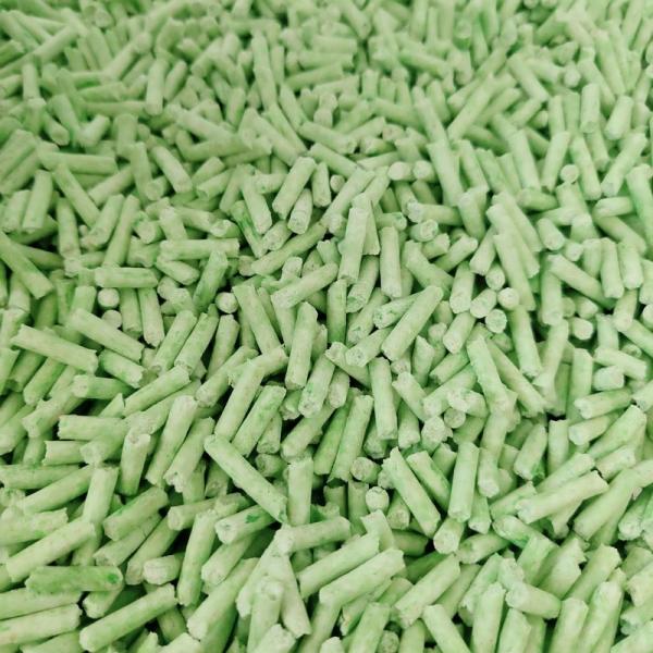 Tofu Cat Litter, water melting cat litter, Flushable Kitty Sand, Natural Eco-Friendly Dust Free strip shape Cat litter