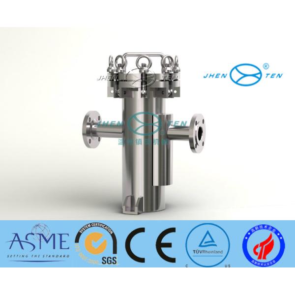 Large flow Stainless Steel Basket Strainer SS304 / SS316L Basket Filter Housing