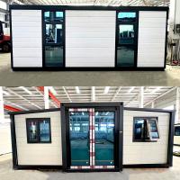 Maison préfabriquée entièrement meublée de 30 pieds, mobile et extensible, antissismique avec salle de bains.