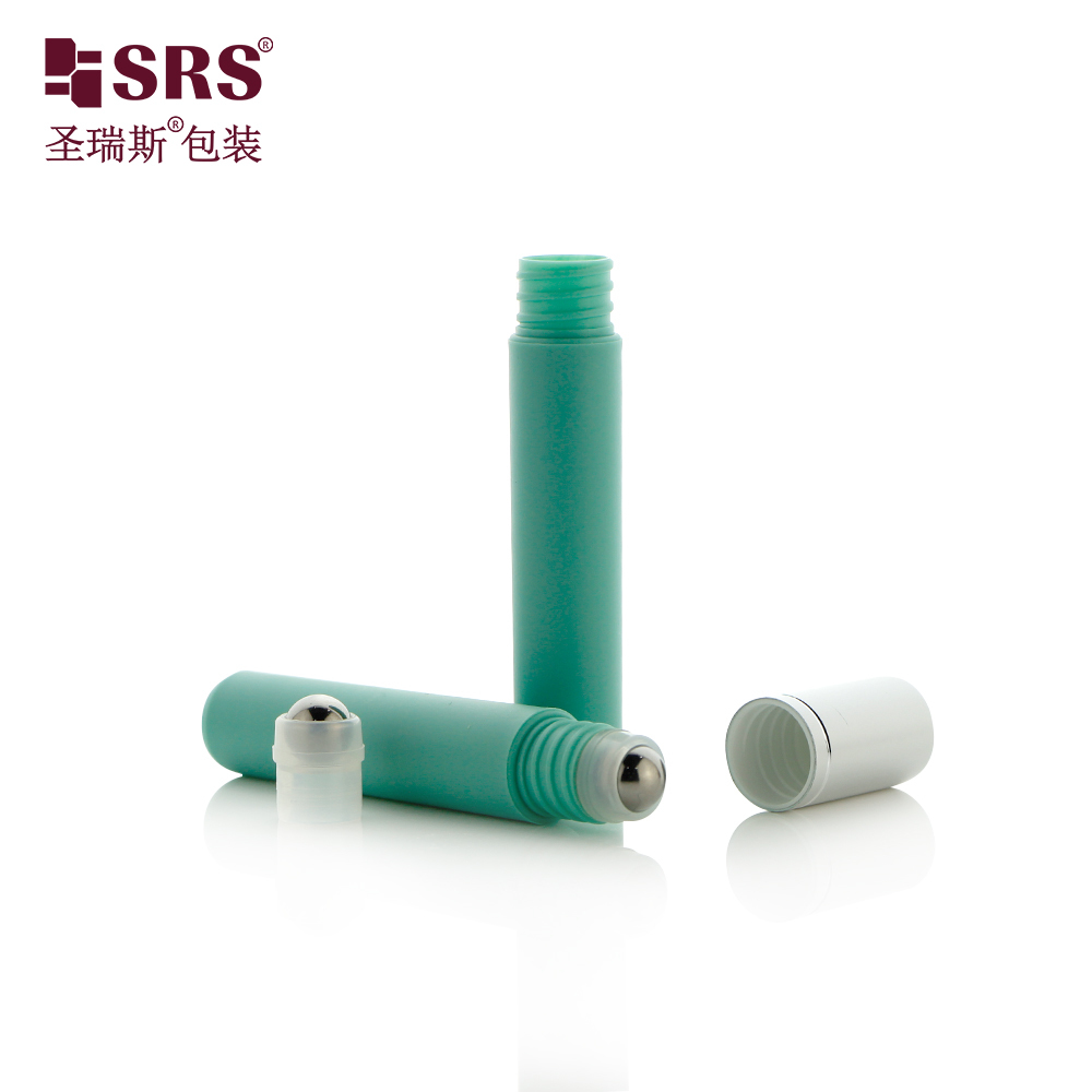 7ML Empty Plastic Roll‑on Bottle With Big Roller Ball Cosmetic Perfume Essential Oil Container
