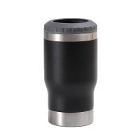 14 oz tasse de bière en acier inoxydable avec bouteille Ppener tasse de voiture extérieure Noir