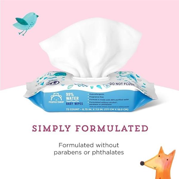 Mildness Water Wet Wipes For Sensitive Skin Unscented Customized