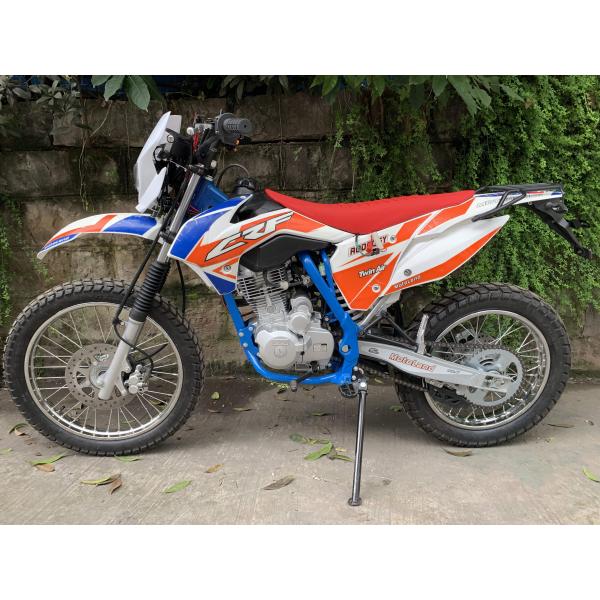 4 Stroke 200cc Dirt Bike Air Cooling , Off Road Motorcycle In Red Color