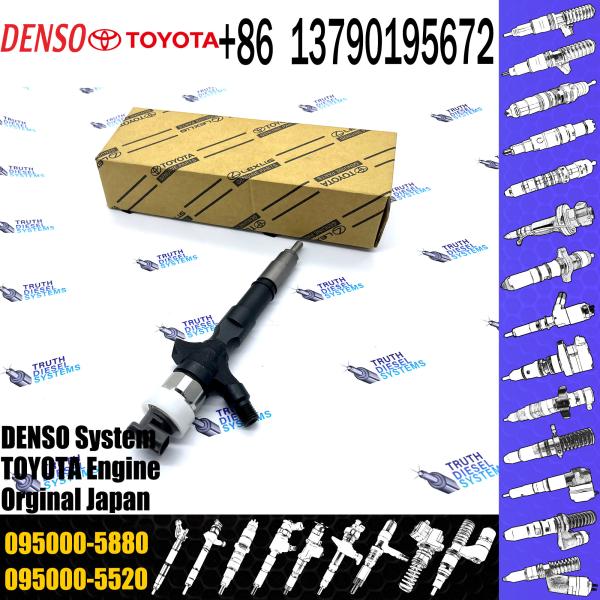 TOYOTA 2KD 2KD-FTV common rail injector 095000-5881 23670-30050 for toyota hiace diesel fuel injector 23670-30050 095000
