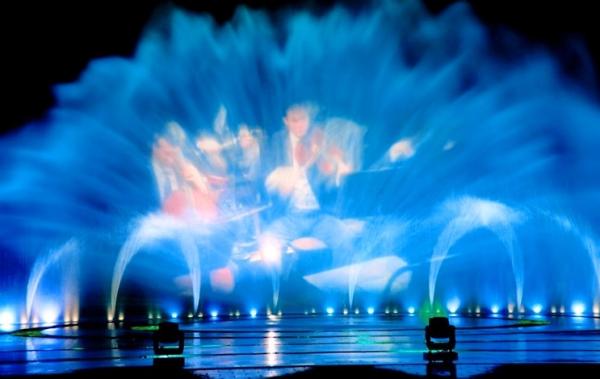 Hot Sale 4 Stainless Steel Digital Movie Fountain Movie Show Water Curtain Nozzle